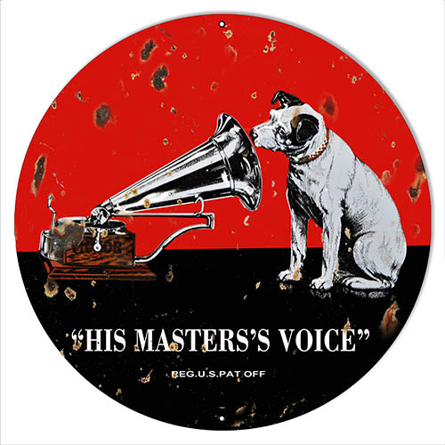 His Masters Voice 18 x 18