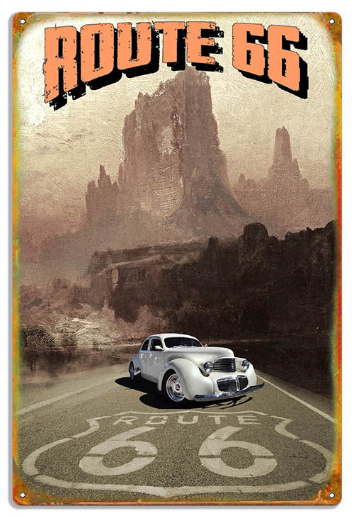 Route 66 With Classic Graham 12×18