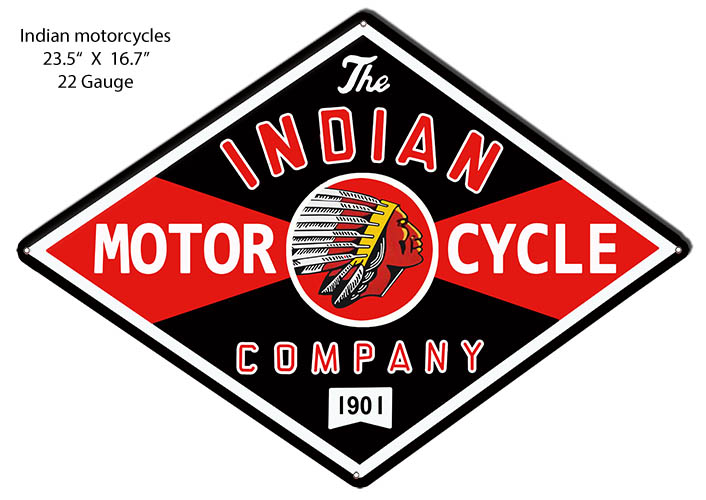 Indian Motorcycle Company 23.5×16.7