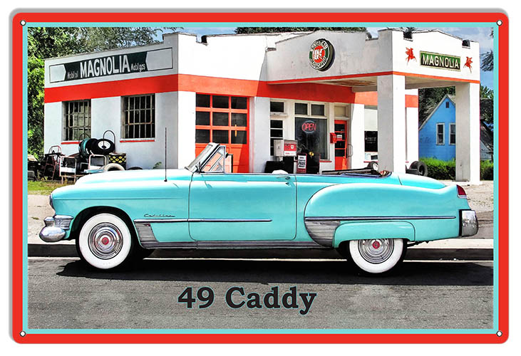 1949 Classic Car Cadillac 12×18