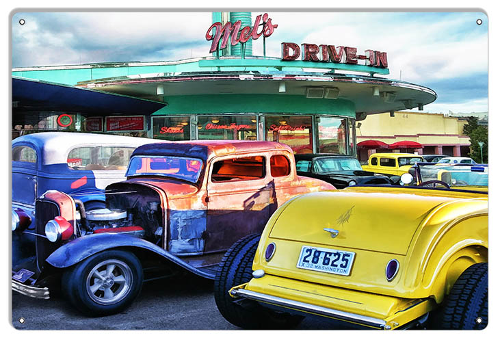 Mels Diner 12×18