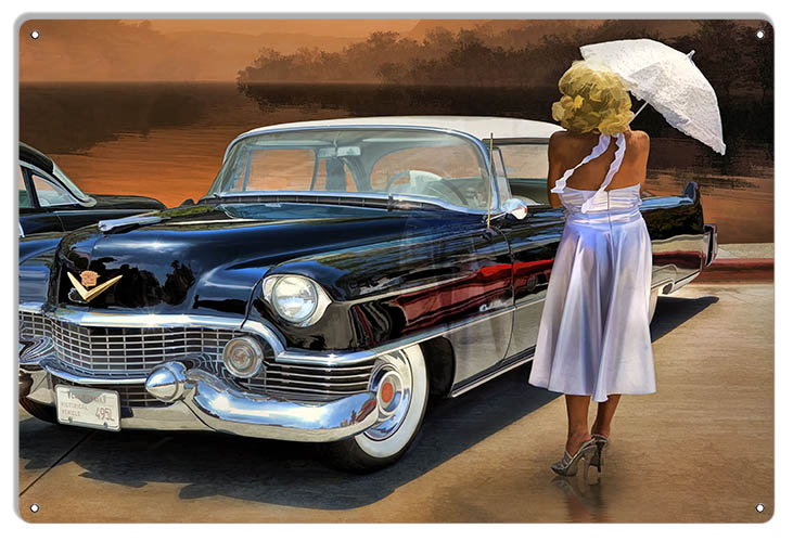 1956 Coupe Deville Classic Car 12×18