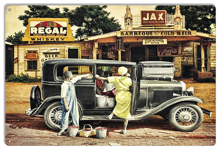1930s Ford 12×18