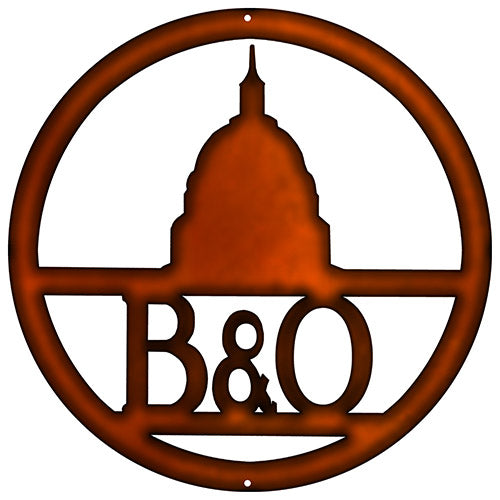B&O Railroad Herald 14.5×14.5
