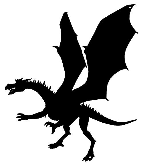 Dragon Silhouette 15×17.5