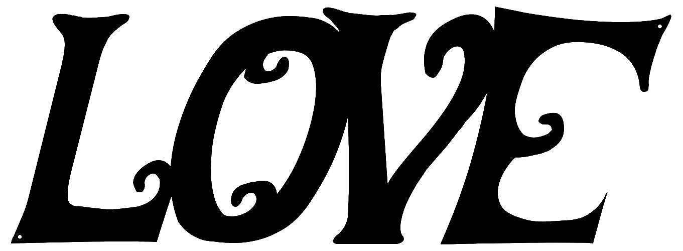 Love Silhouette 8.5×24