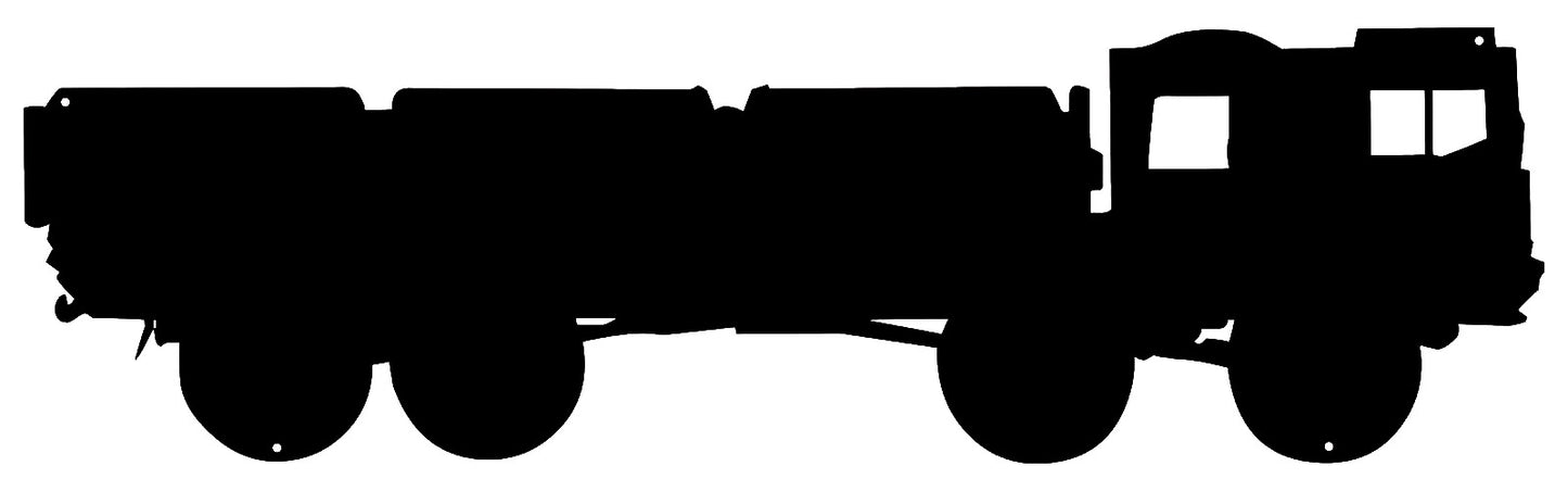 Army Vehicle Silhouette 7×23.5