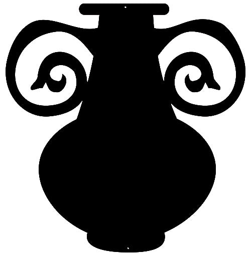 Vase Silhouette 22×23