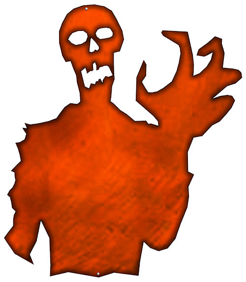 Zombie Vintage Style Metal Sign 20 × 23