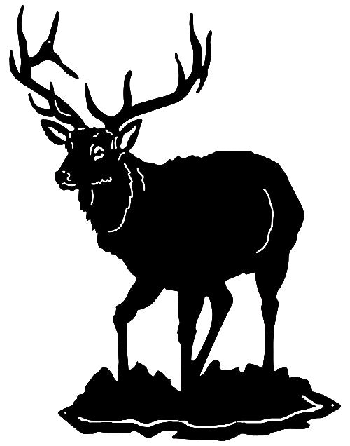 Reindeer Silhouette 21×27.5