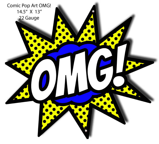 OMG Comic Pop Art 13×14.5
