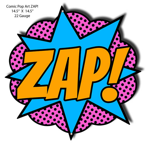 ZAP Comic Pop Art 14.5×14.5
