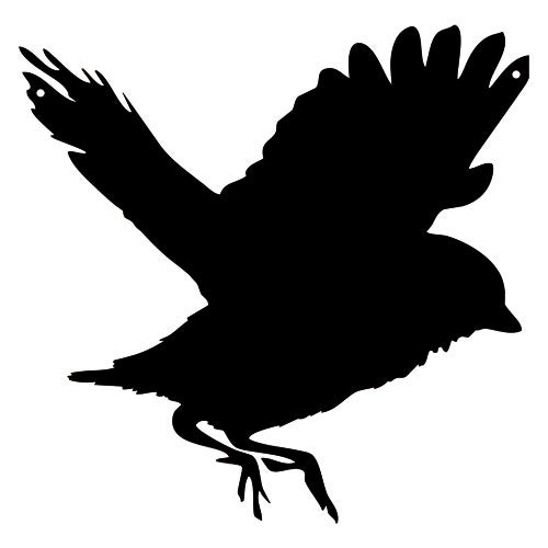 Bird Silhouette 10×10.3