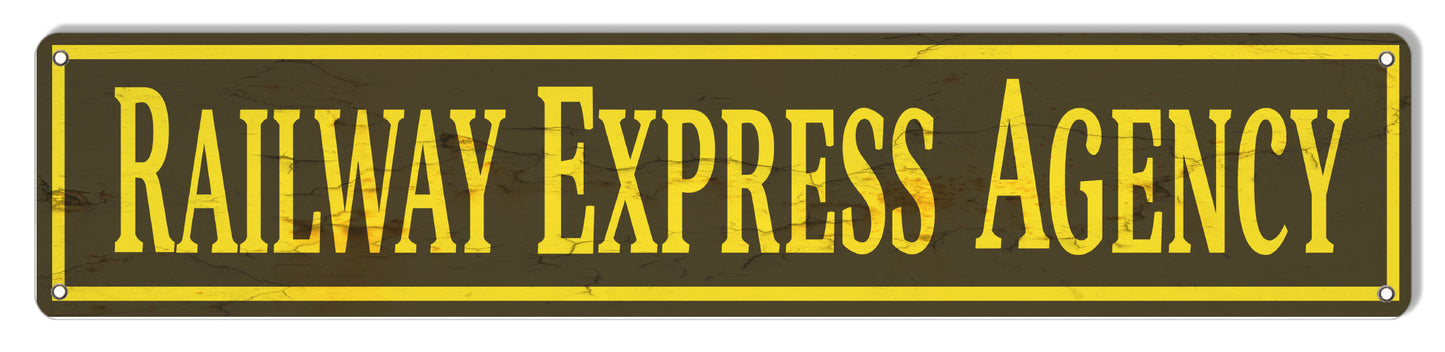 Railway Express Agency Railroad 6×30