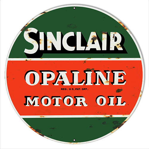 Sinclair Motor Oil Garage Vintage Style Metal Sign 14 x 14