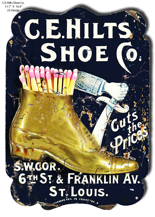 C.E. Hilts Shoe Company 11.7×16.4