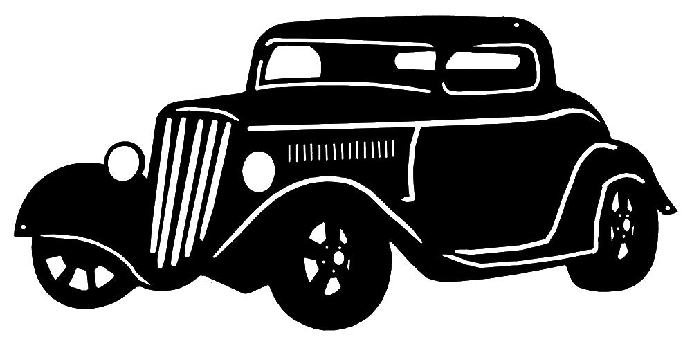 Hot Rod Black Silhouette 24×11.5