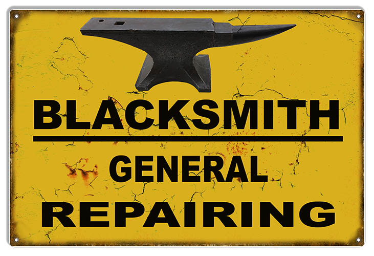 Blacksmith Repairing Shop 12×18