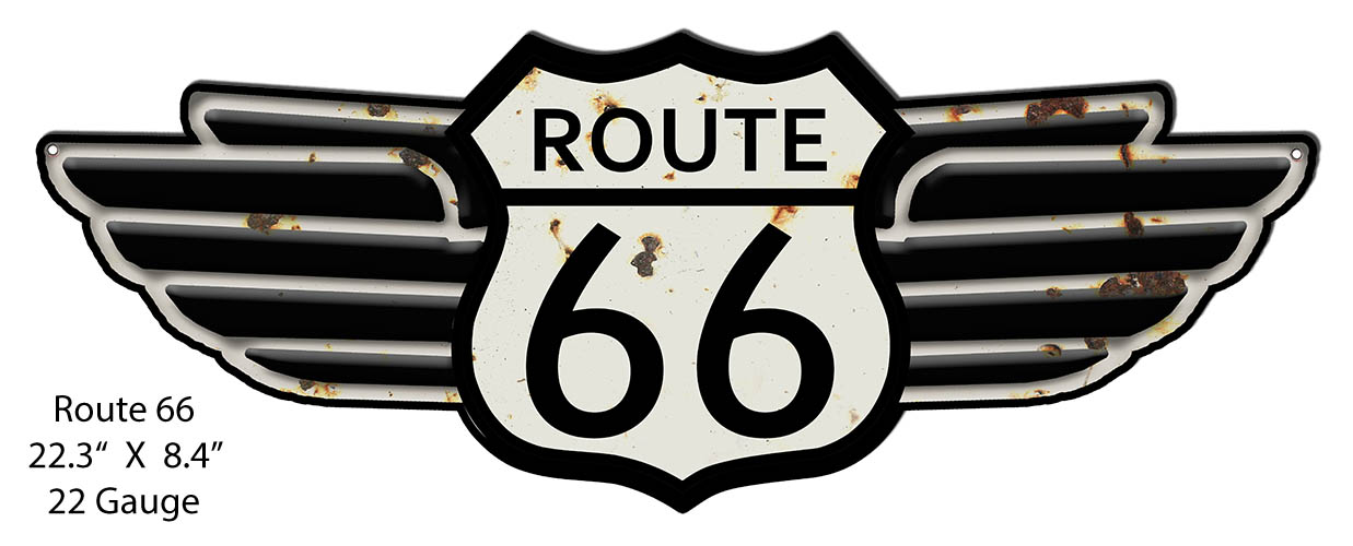 Route 66 Wings 8.4×22.3