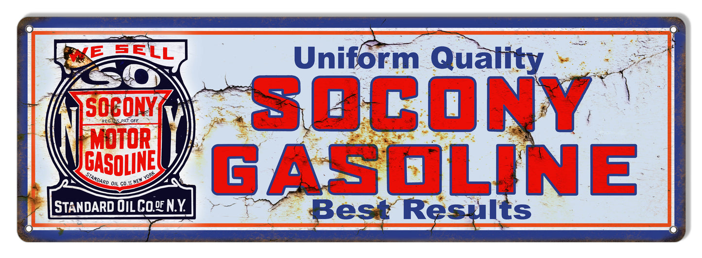 Socony Motor Oil 6×18