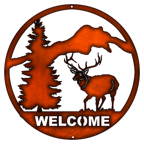 Welcome Deer 16×16