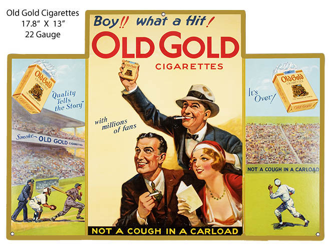 Old Gold Cigarette Cigar 13×17.8
