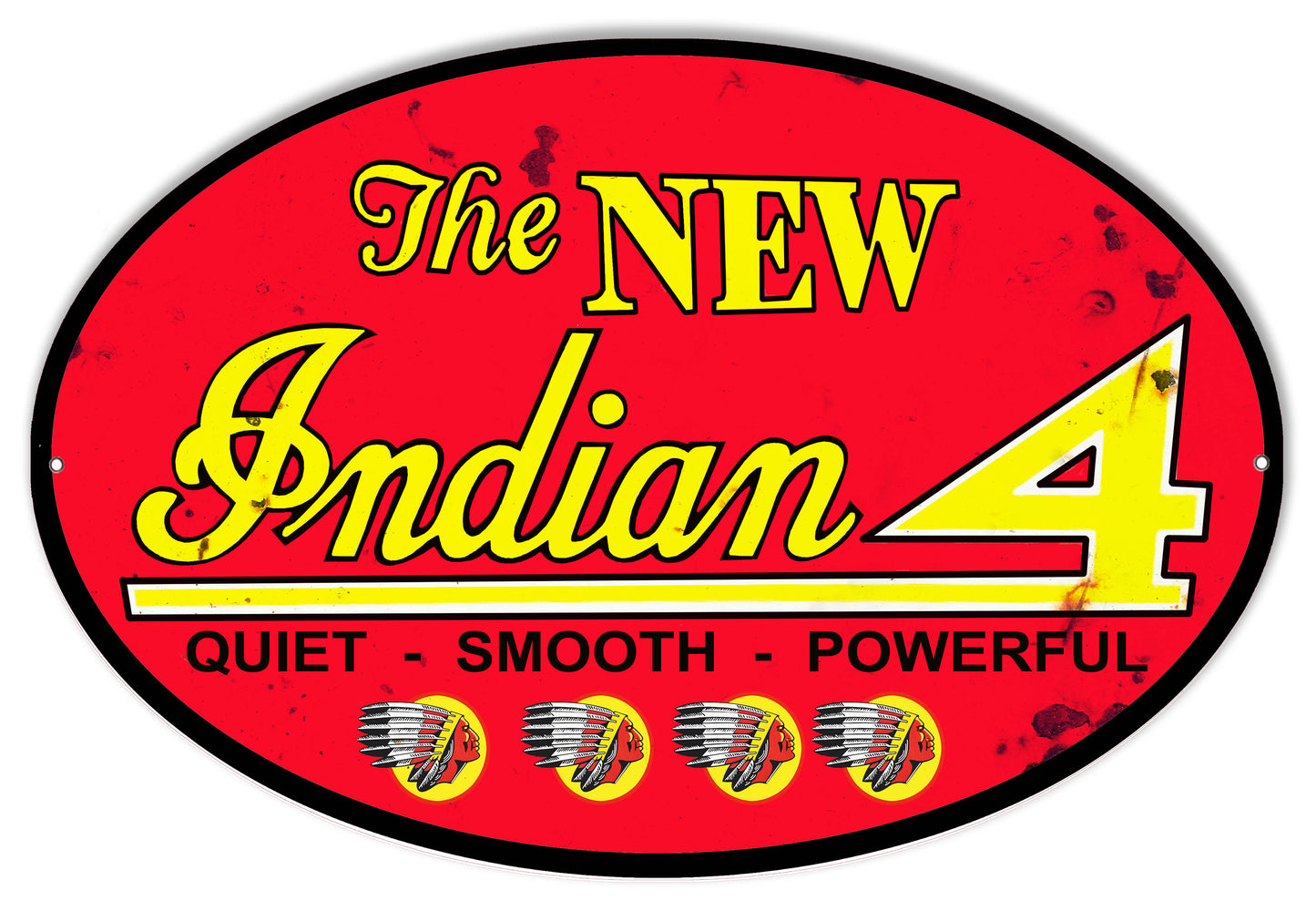 New Indian Motorcycle Vintage Style Metal Sign 11 x 18