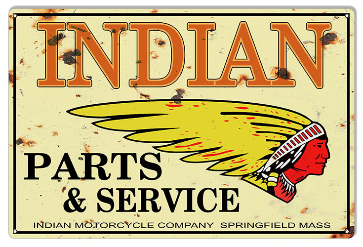 Indian Motorcycle Genuine Ps 16×24