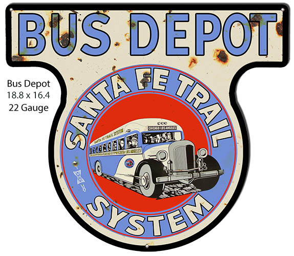 Bus Depot Santa Fe Trail 16.4×18.8