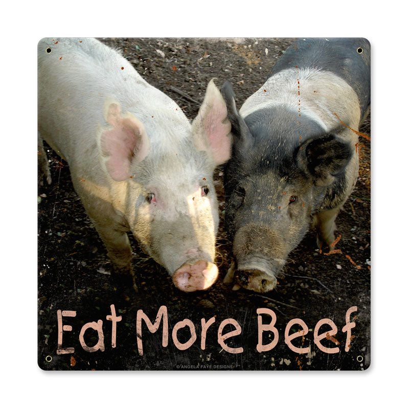 EAT MORE BEEF 12 x 12