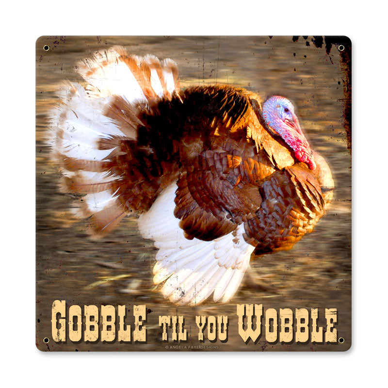 GOBBLE TURKEY 12 x 12