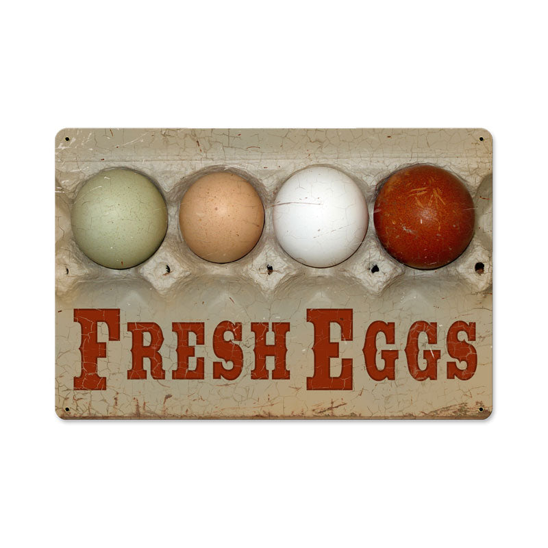 FRESH EGGS 18 x 12