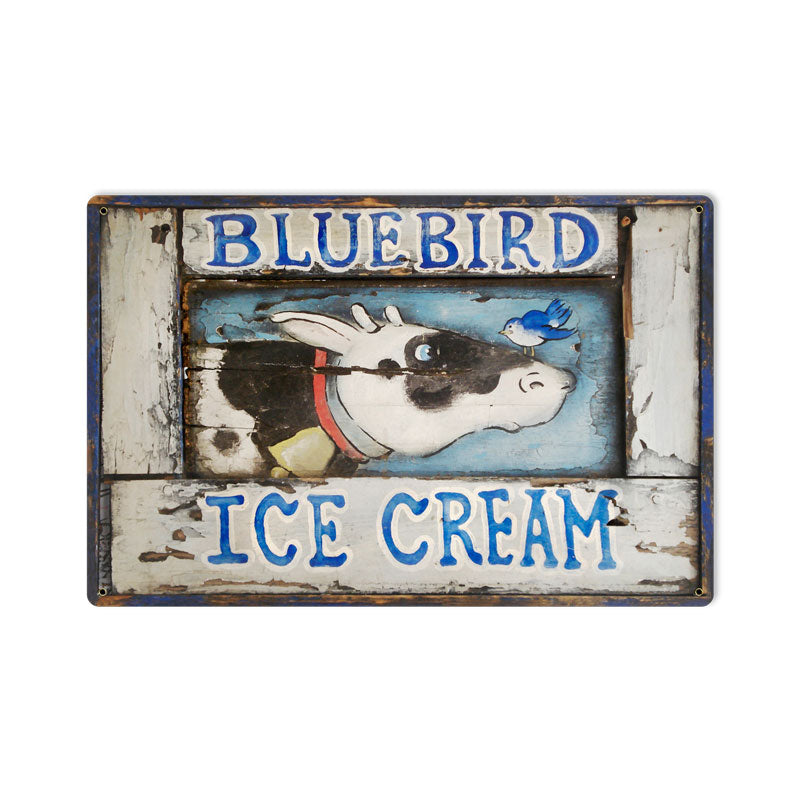 BLUE BIRD ICE CREAM 18 x 12