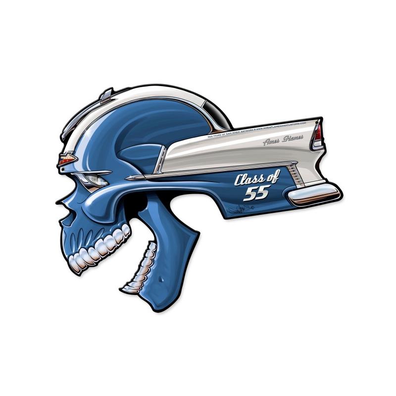 SKULL CLASS OF '55 22 x 18