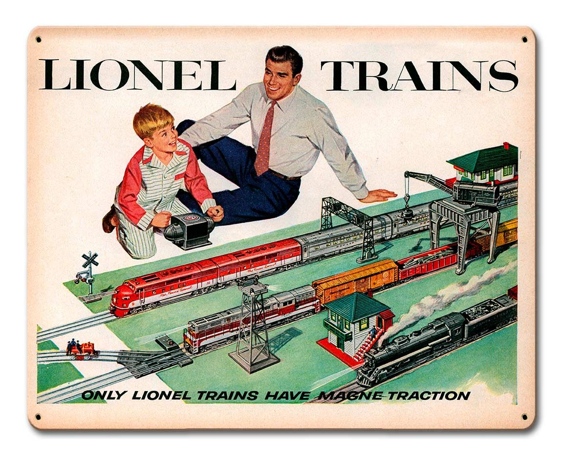 LIONEL TRAINS 15 x 12