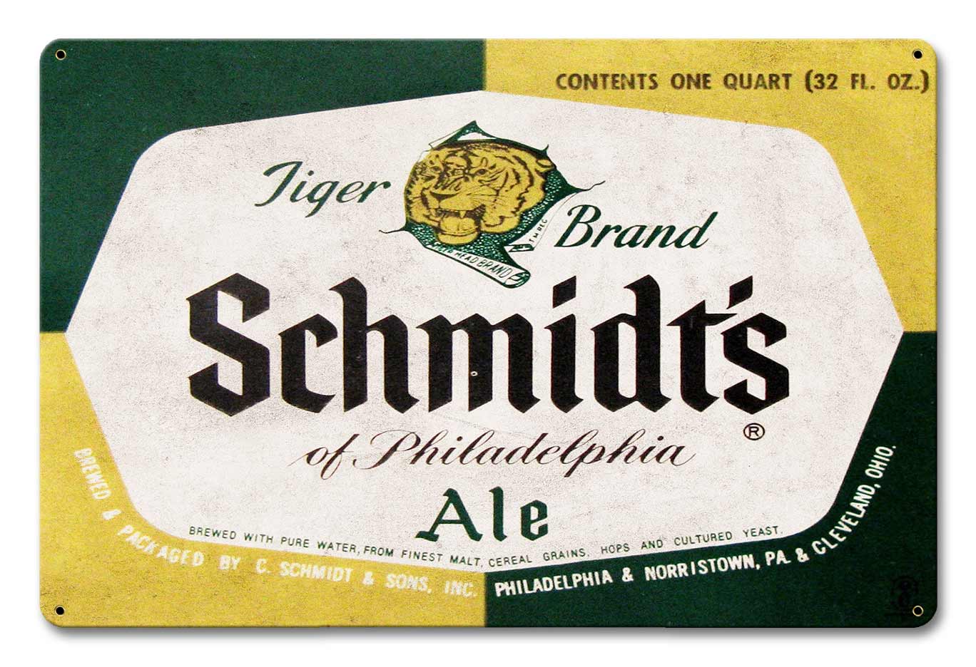 SCHMIDT'S ALE 18 x 12