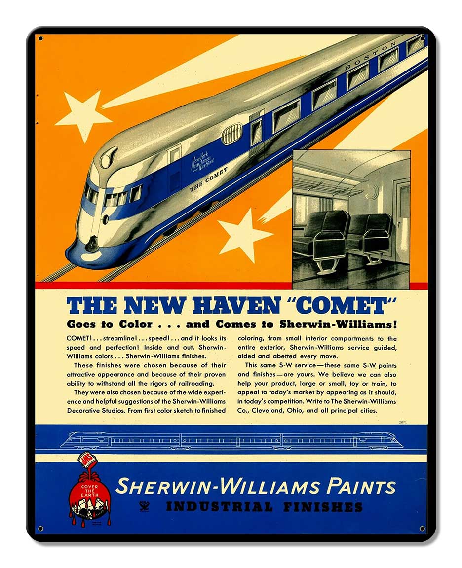 NEW HAVEN COMET TRAIN 15 x 12