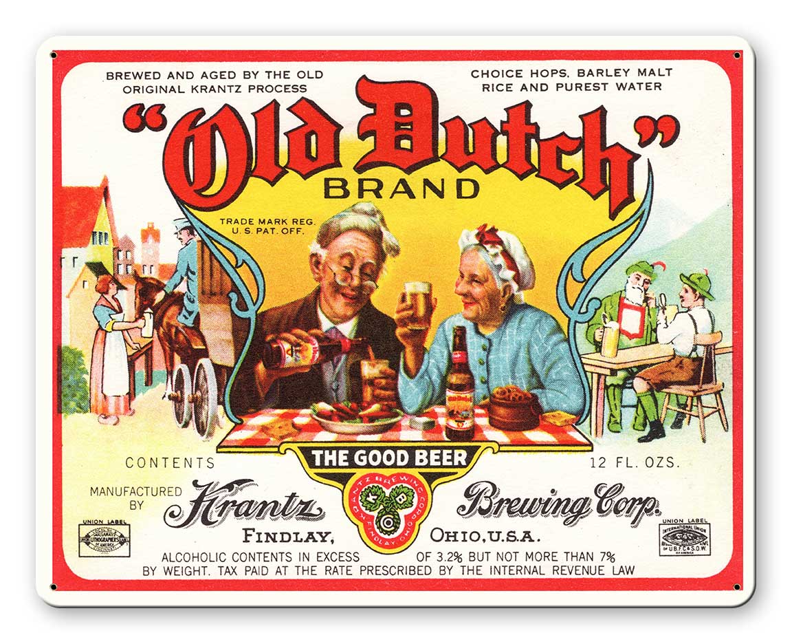 OLD DUTCH BEER 15 x 12