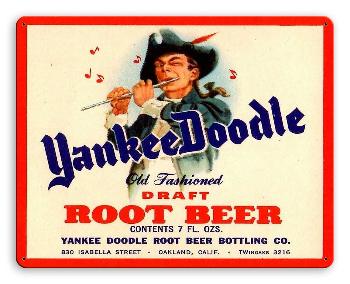 YANKEE DOODLE ROOT BEER 15 x 12