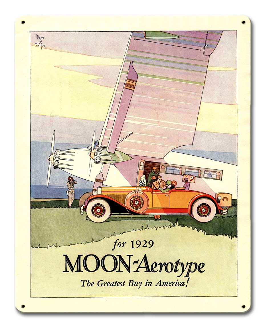 MOON AEROTYPE 1929 12 x 15