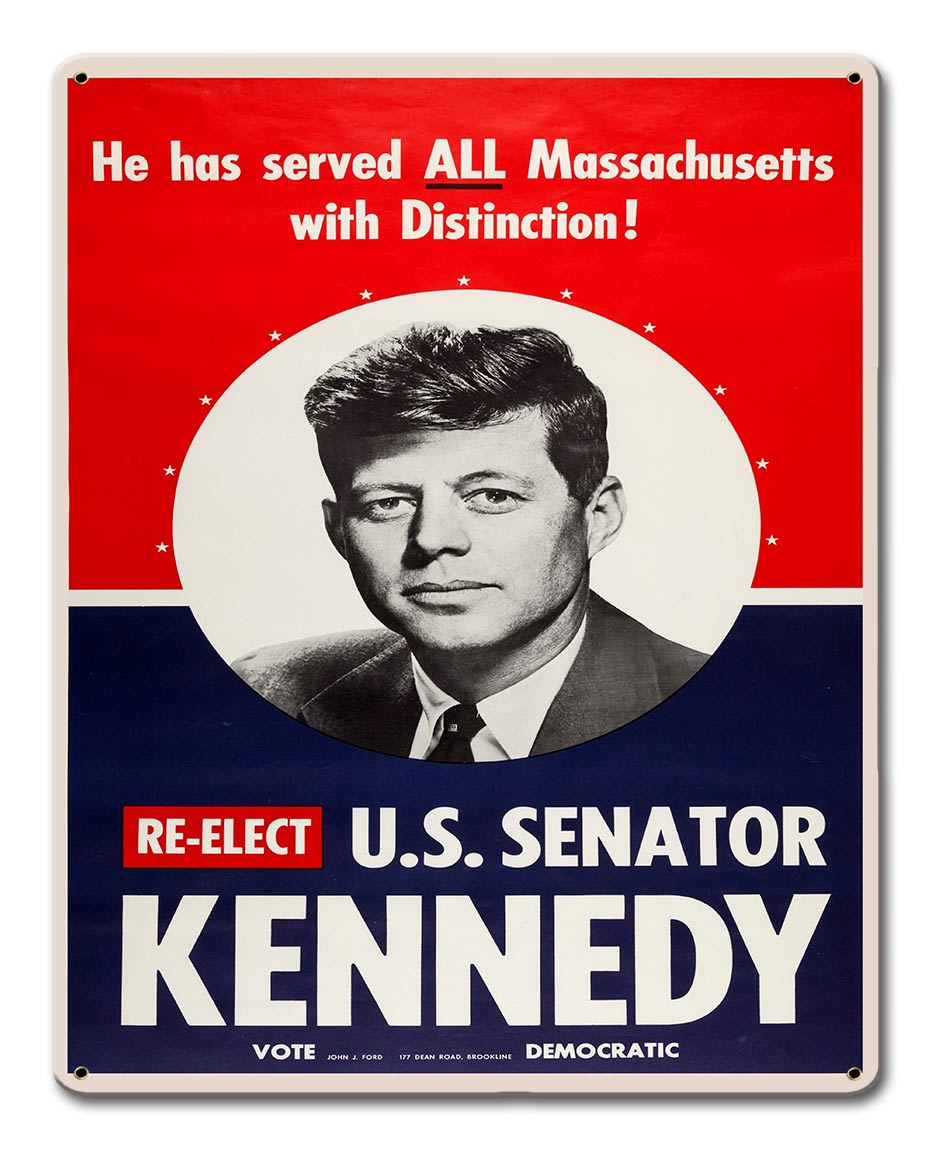 REELECT KENNEDY 1958 12 x 15