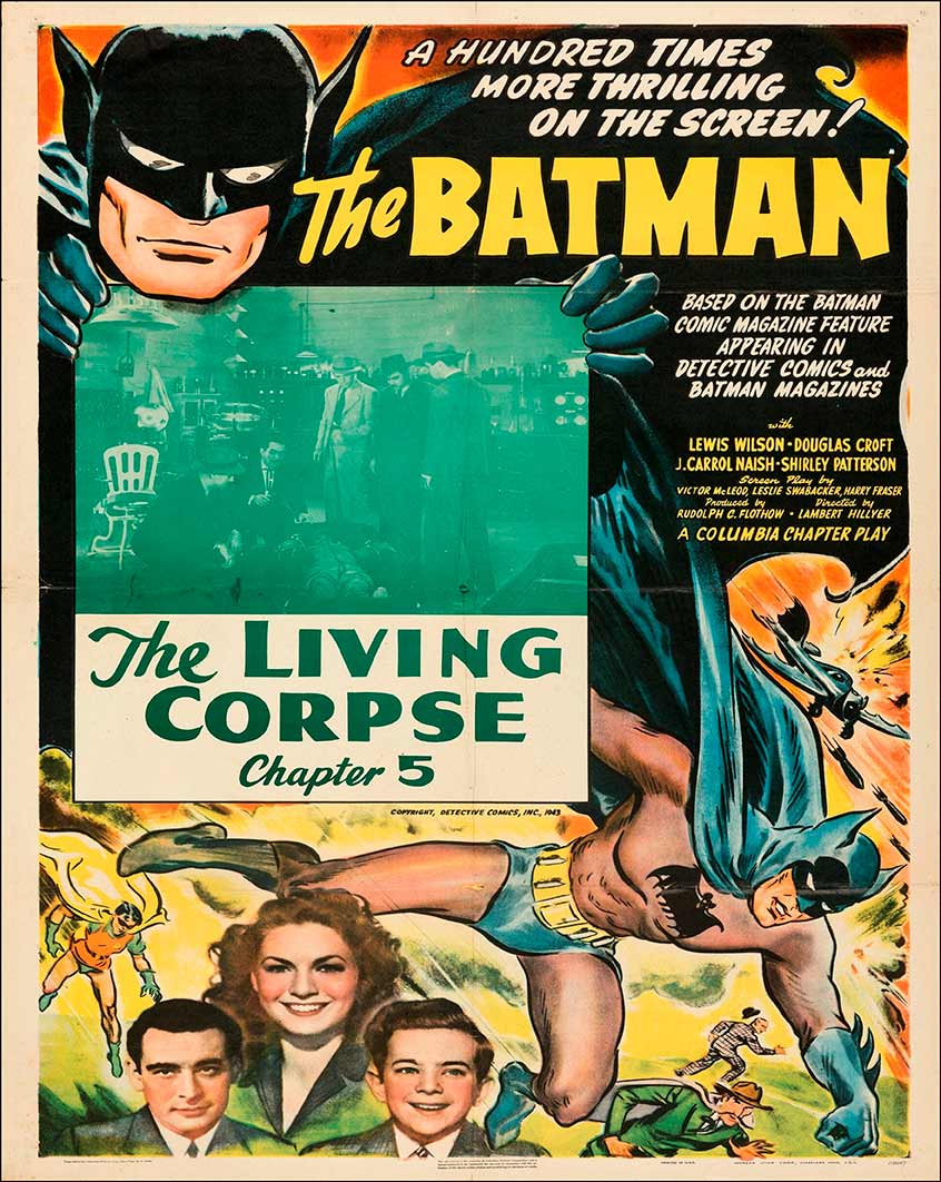 BATMAN LIVING CORPSE 12 x 15
