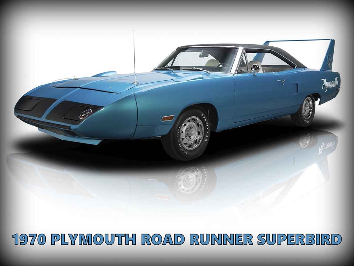 PLYMOUTH ROAD RUNNER SUPERBIRD 16 x 12