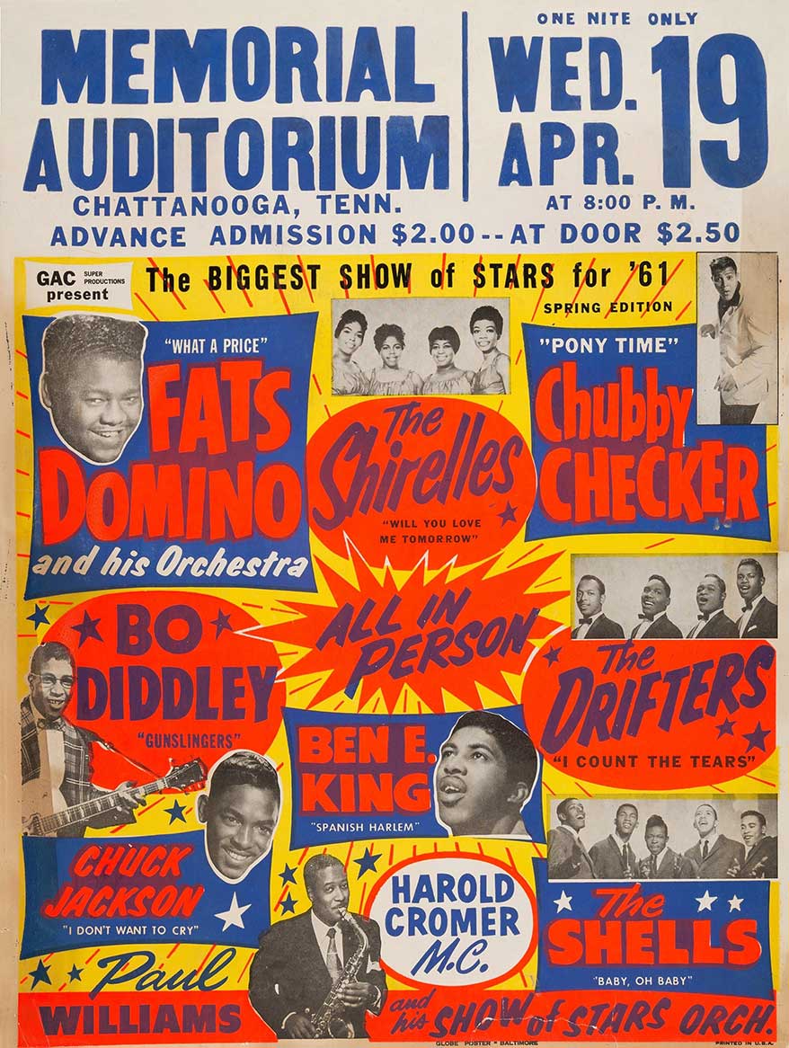 1961 FATS DOMINO MEMPHIS 12 x 16