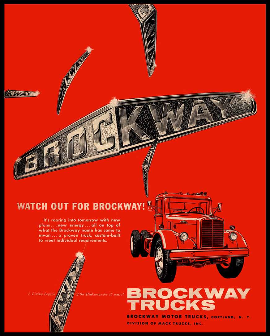 BROCKWAY TRUCKS 24 x 30