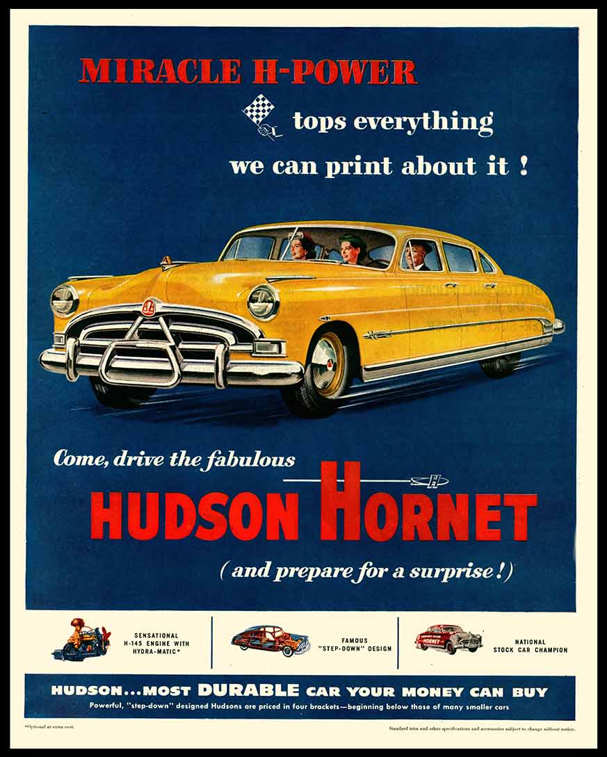 HUDSON HORNET 24 x 30