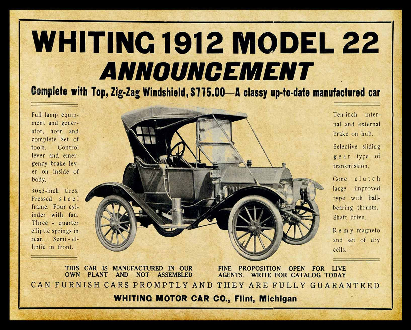 1912 WHITING 30 x 24