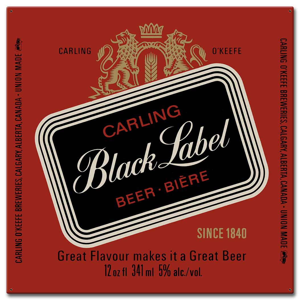 CARLING BLACK LABEL 28 x 28