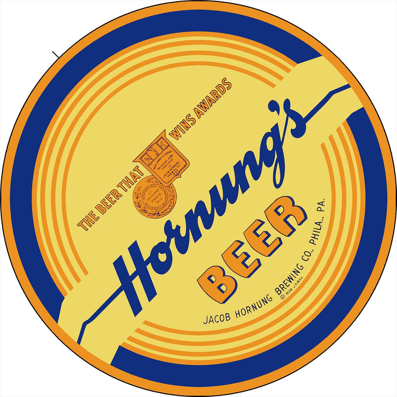 HORNUNGS BEER 18 x 18