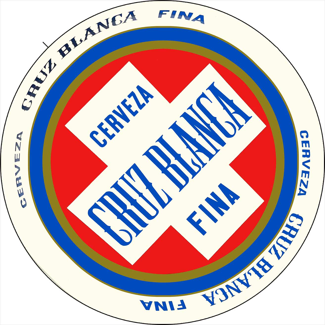 CRUZ BLANCA 18 x 18